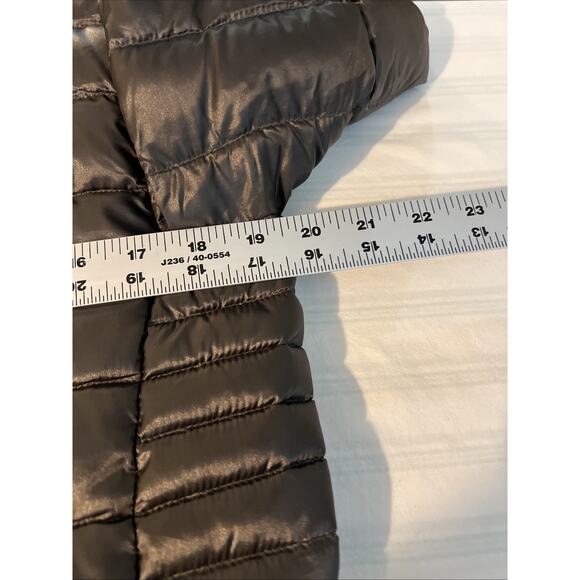 Calvin Klein Womens Packable Premium Down Puffer Jacket Size XS Brown Zip Up - Picture 10 of 11